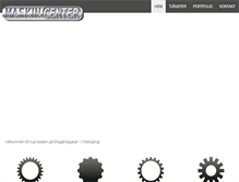 Tablet Screenshot of maskincenter.com